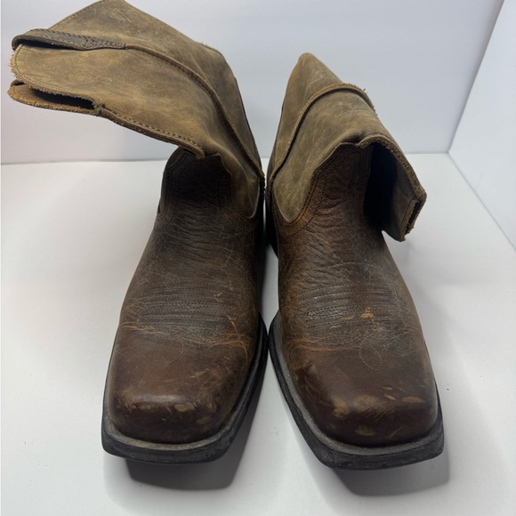 Ariat Western Men's Brown Leather Boots Size 10D